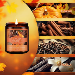 FF FragFlowing fall candle burning to cast warm, inviting scents.