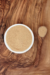 FGO amla powder label closeup showing USDA Organic