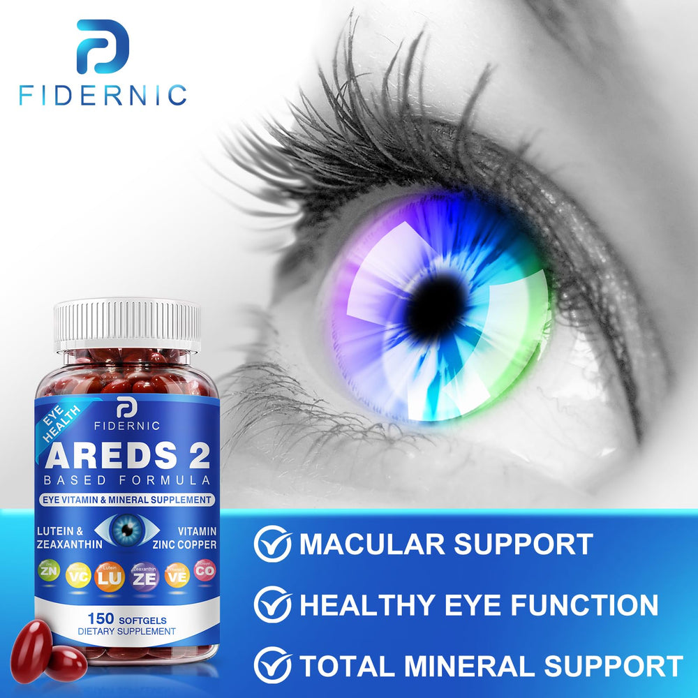 FIDERNIC AREDS2 daily routine aids comfortable viewing during long screen time.