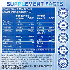 FIDERNIC AREDS2 softgels dispensing bottle for on-the-go daily eye nutrients.
