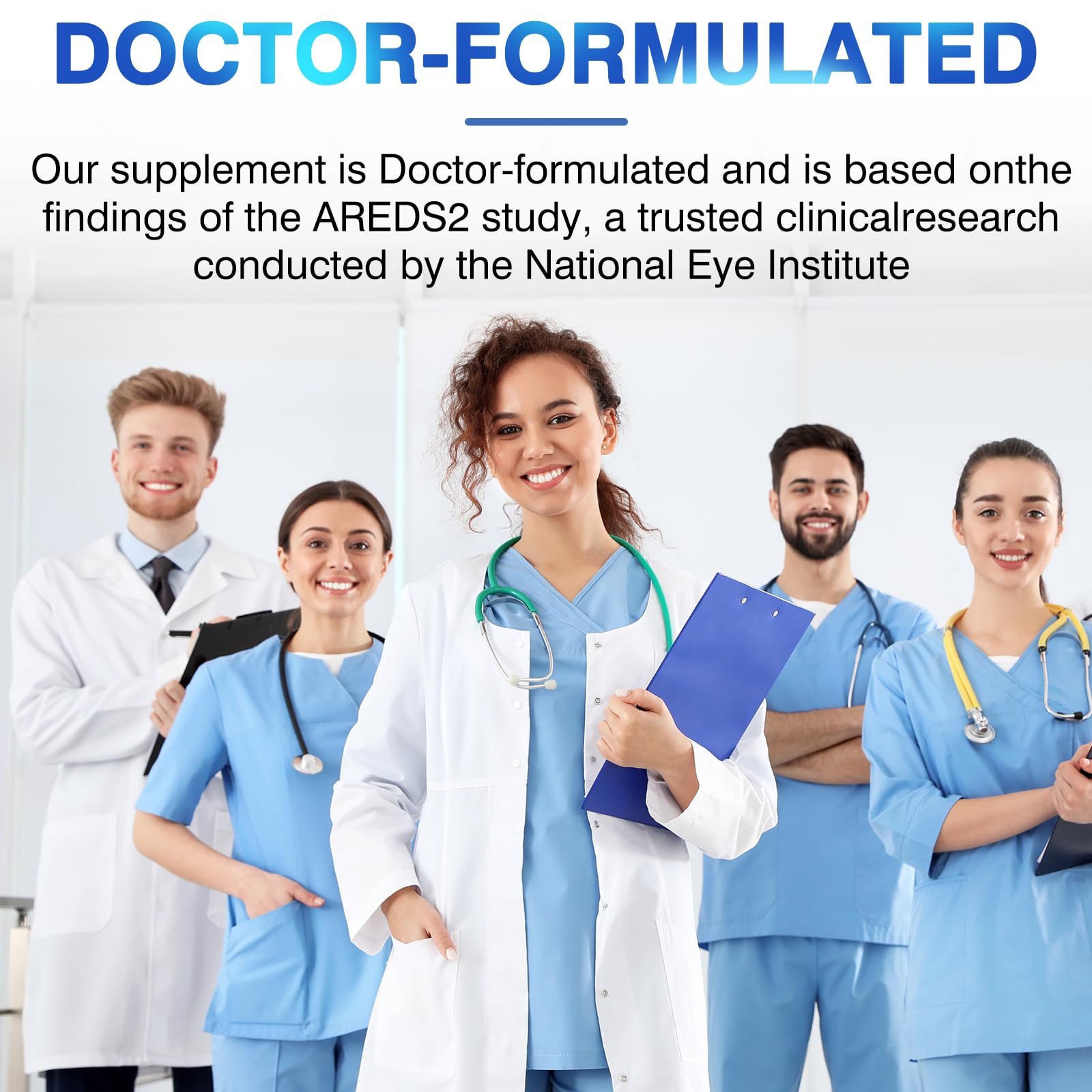 FIDERNIC AREDS2 vitamins C and E with zinc and copper for eye health.