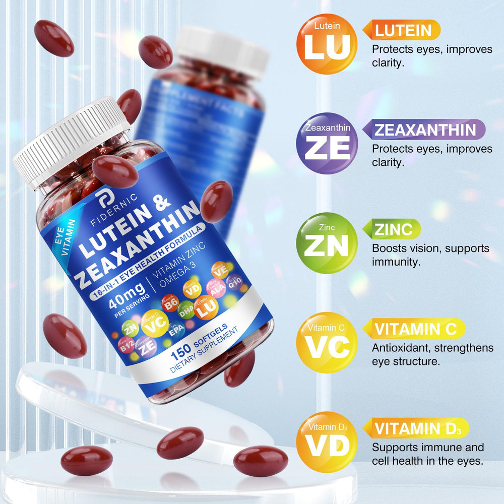 FIDERNIC omega-3 and CoQ10 visual graphic signaling cellular vitality for retinal comfort.