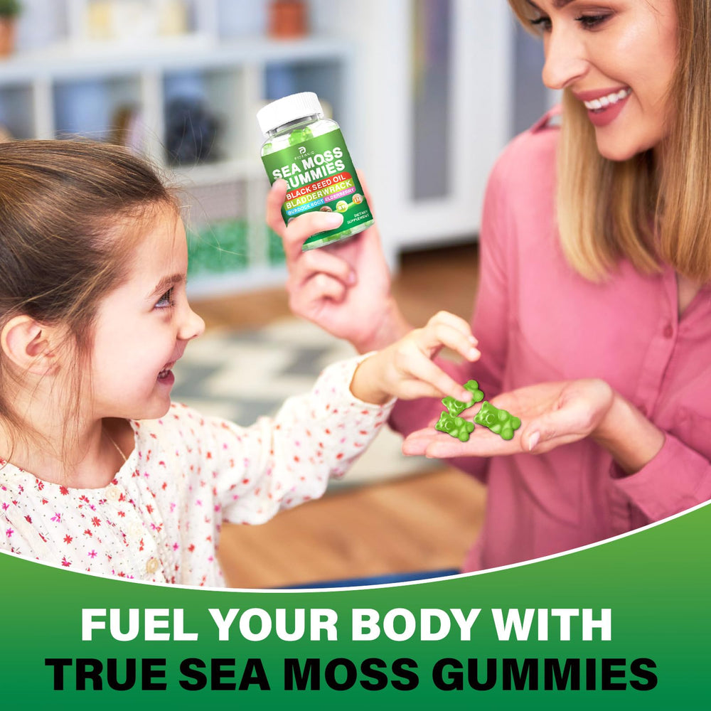 FIDERNIC Sea Moss Gummies demonstrates convenient daily dosage on the go.