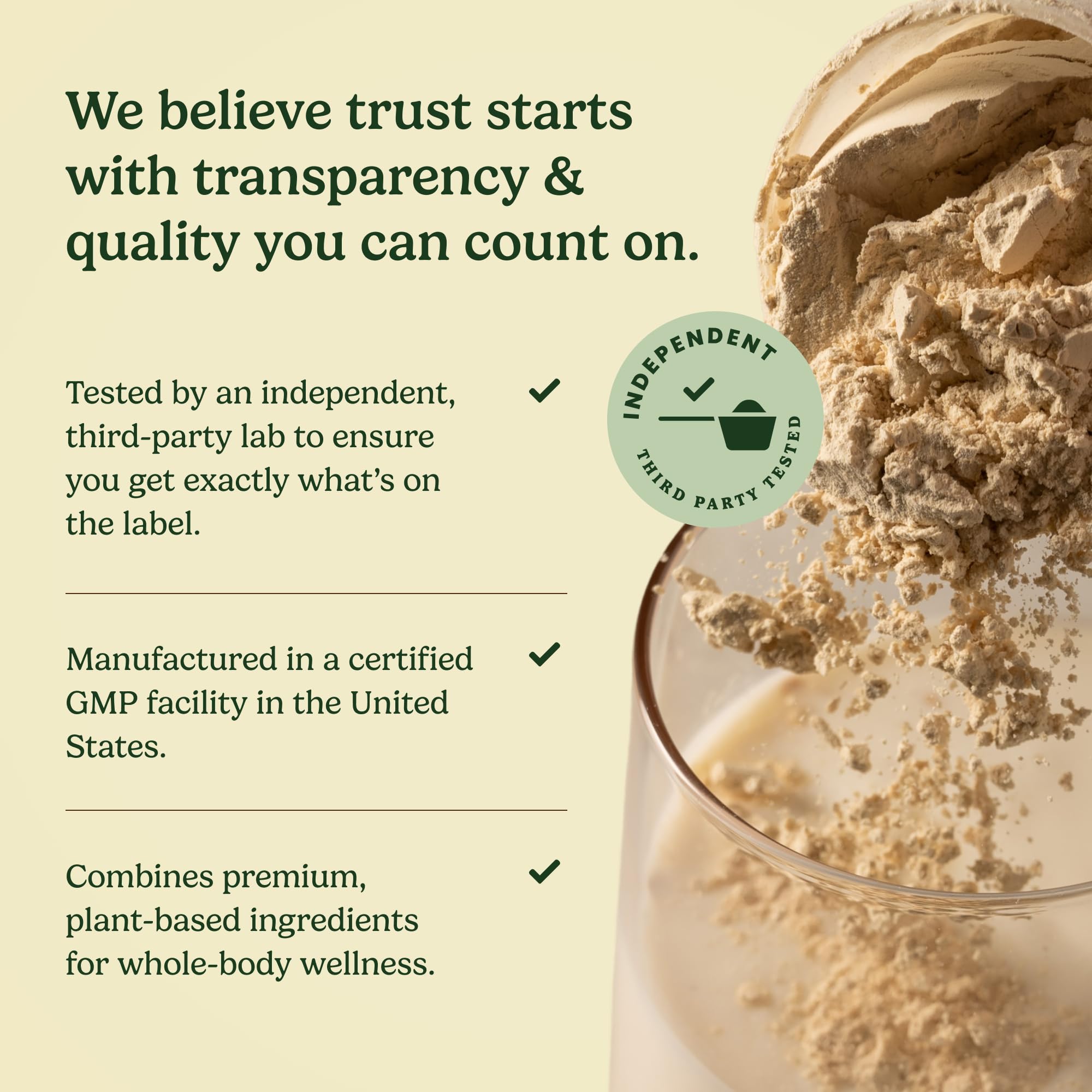 Field's Great vanilla pea protein baking idea image shows versatile use.