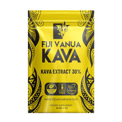 Fiji Vanua Kava bottle with 30% kavalactones for strong relaxation.