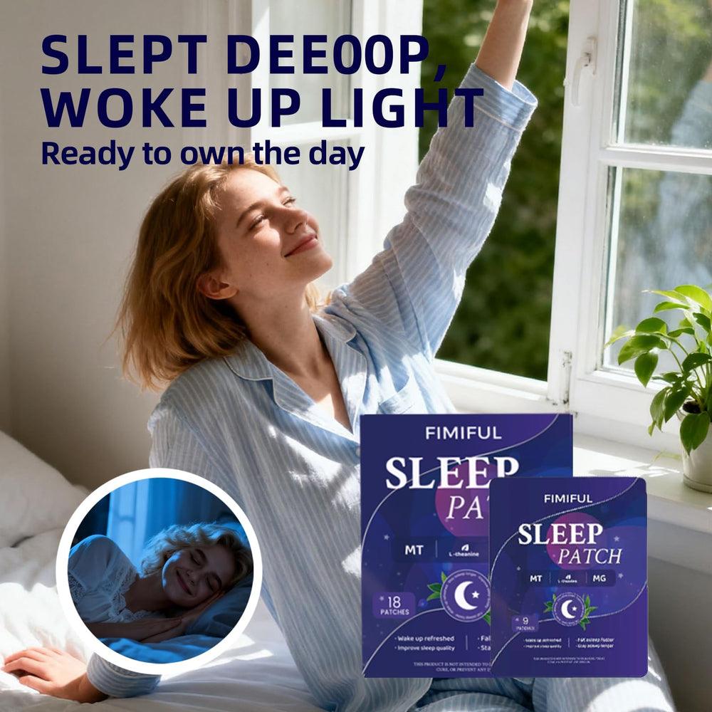 Fimiful Sleep Patches with L-Theanine for relaxed evenings.