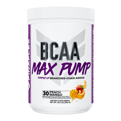 FINAFLEX BCAA MAX Pump bottle with peach mango flavor for intra-workout endurance.
