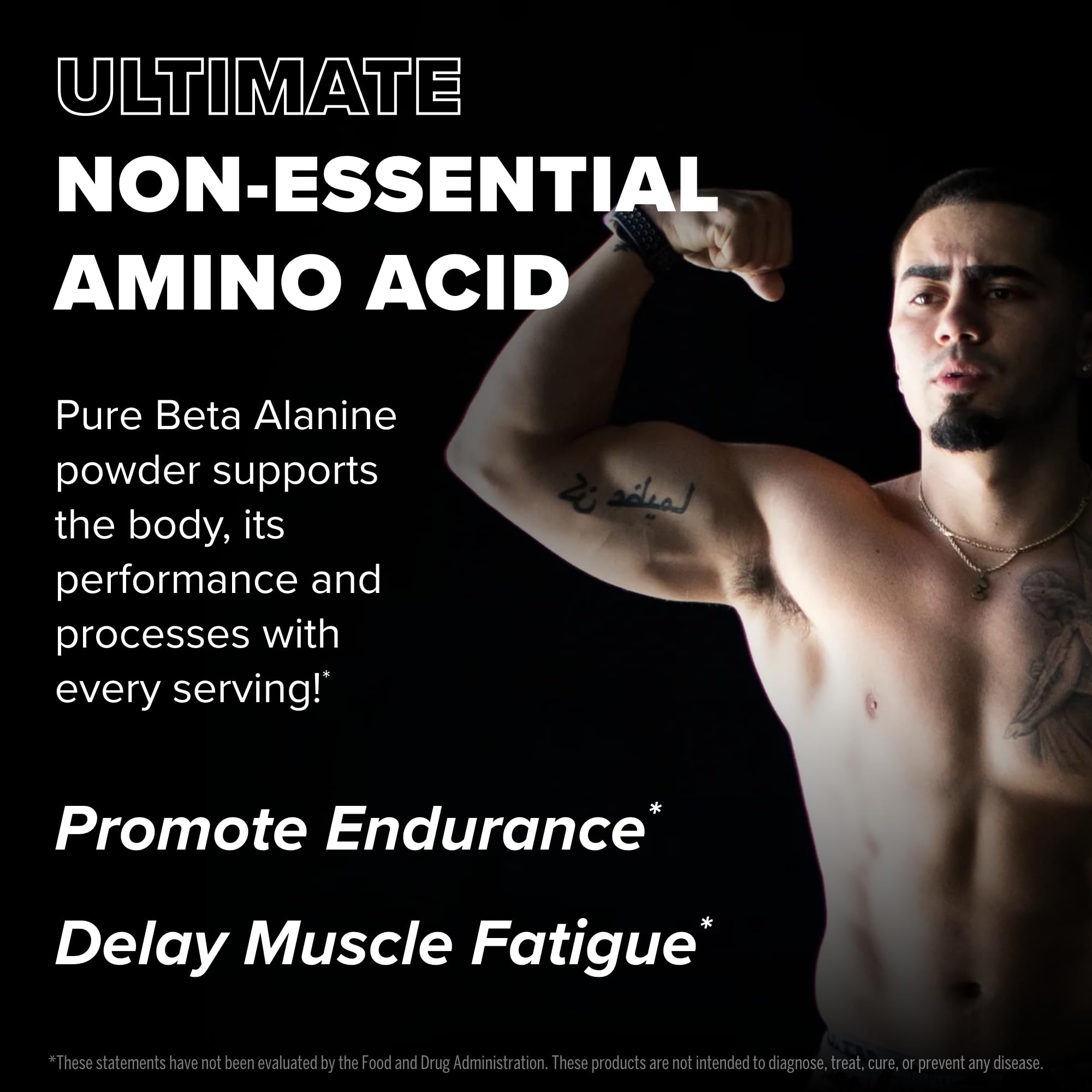 FINAFLEX BETA Alanine dosed scoop showing precise serving for training.