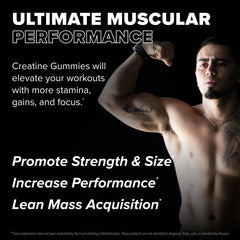 Close up of FINAFLEX label highlighting pure creatine formula