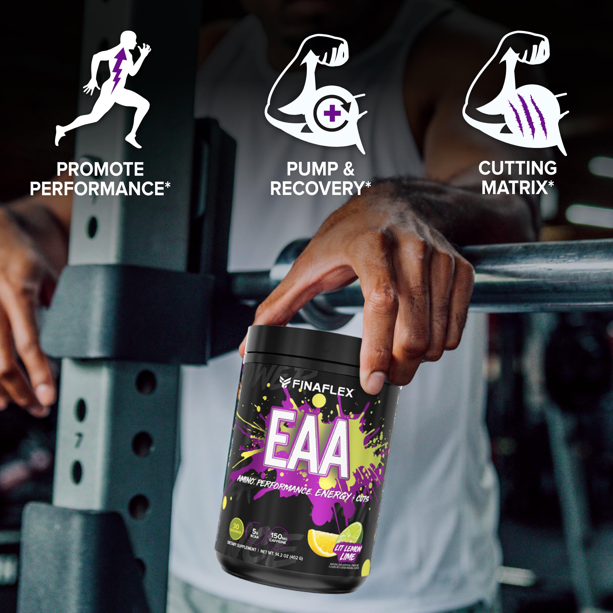 FINAFLEX EAA Hardcore Lit Lemon-Lime ingredients list supports targeted performance ingredients