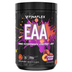 FINAFLEX EAA Psycho Peach bottle pour promotes sustained training energy