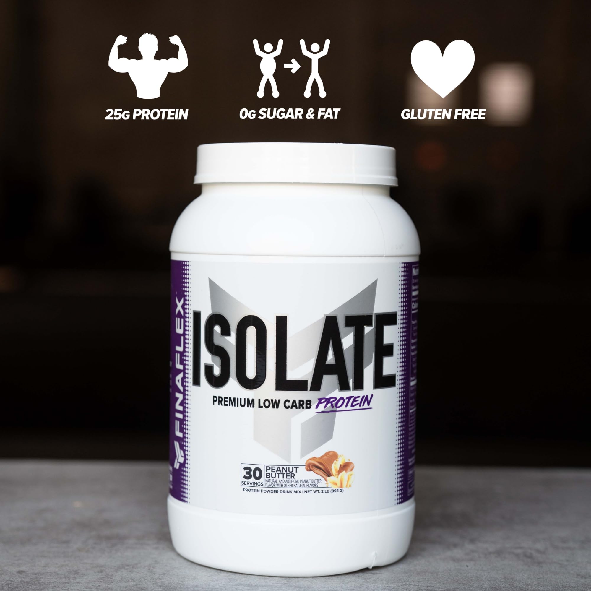 FINAFLEX Isolate Peanut Butter pudding makes a high protein dessert