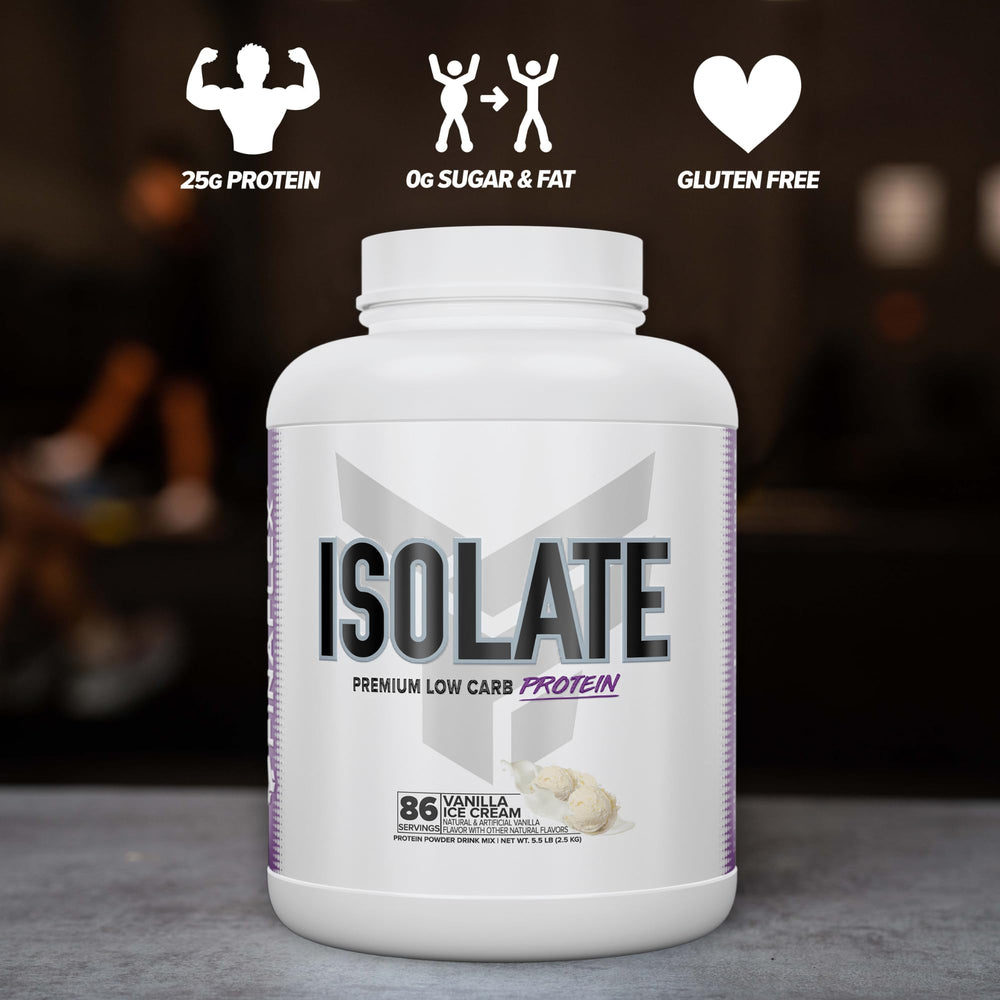 FINAFLEX Isolate vanilla shake prepared after workout for recovery