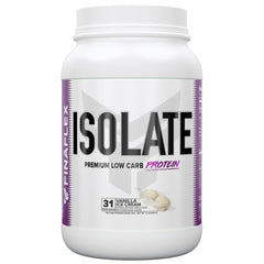 FINAFLEX Isolate vanilla powder scoop supports post-workout protein intake.