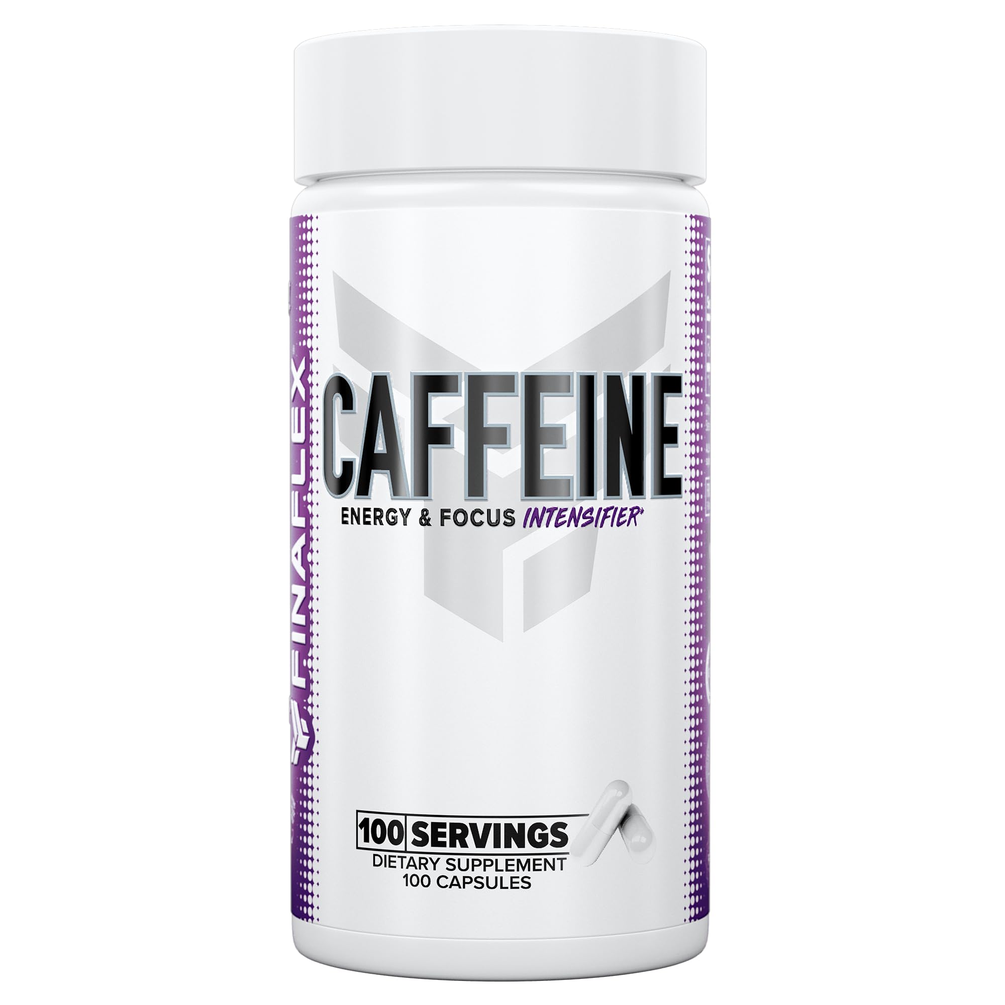 FINAFLEX Pure Caffeine capsules close-up for clean energy and focus
