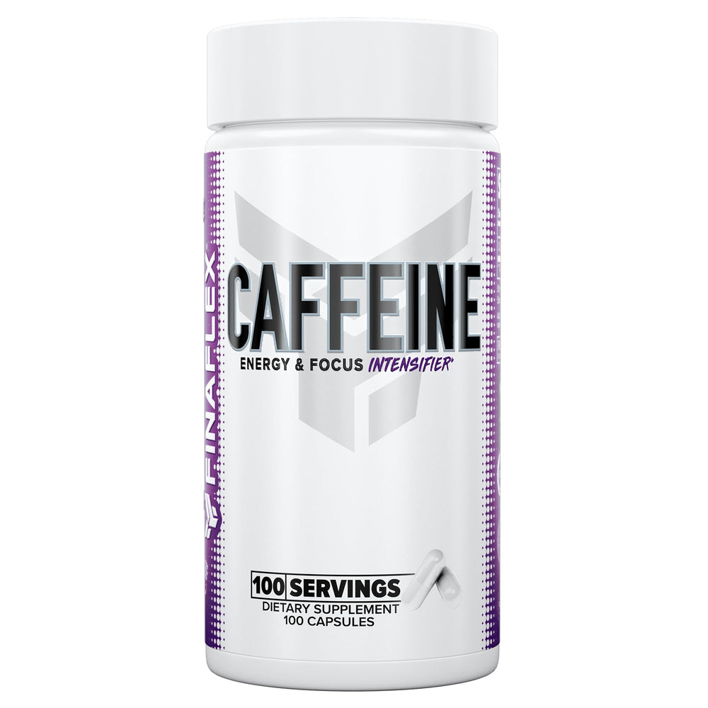FINAFLEX Pure Caffeine capsules close-up for clean energy and focus