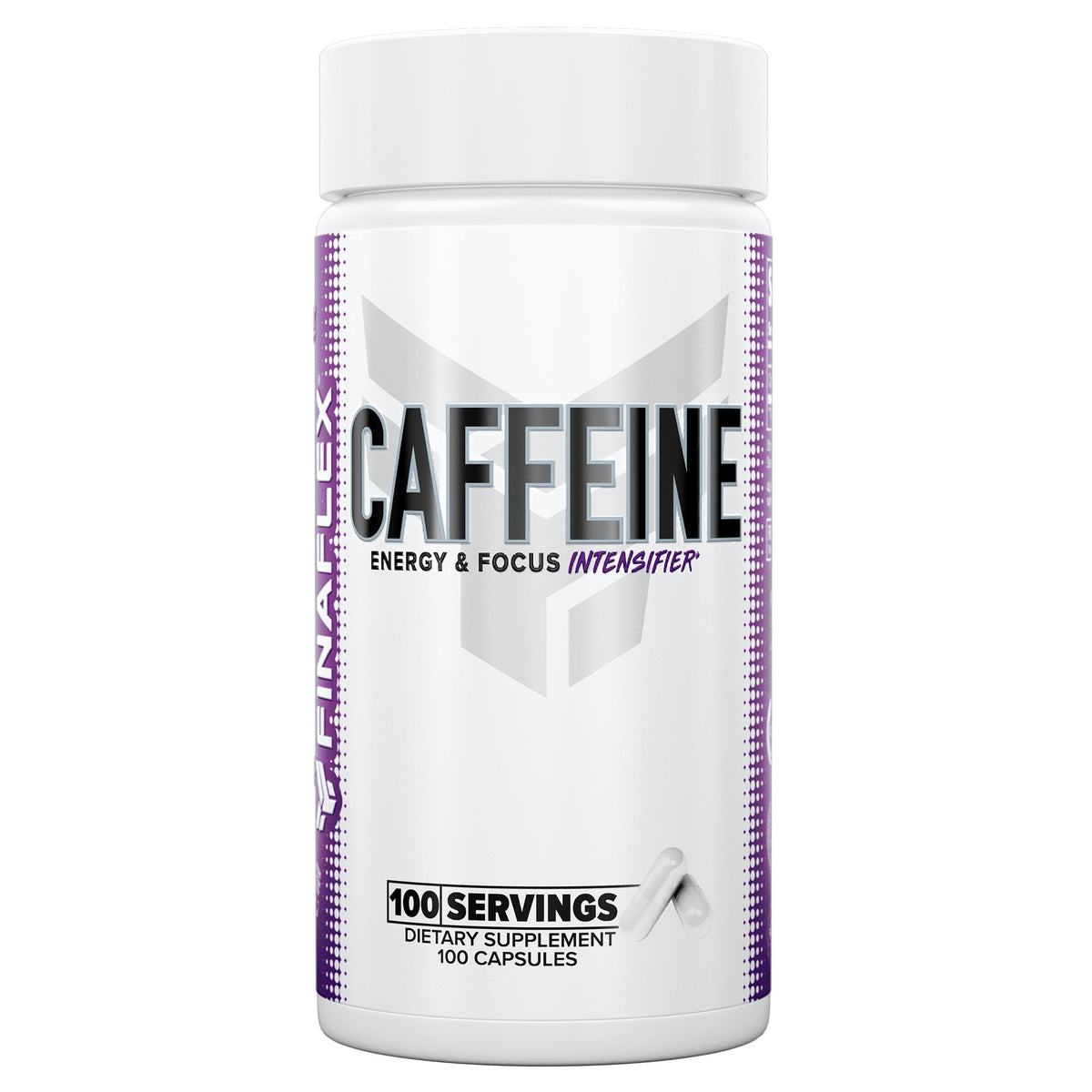FINAFLEX Pure Caffeine capsules close-up for clean energy and focus