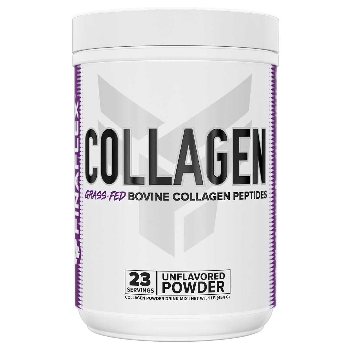 FINAFLEX Pure Collagen unflavored 1 lb package for daily hair, skin, and nails support.
