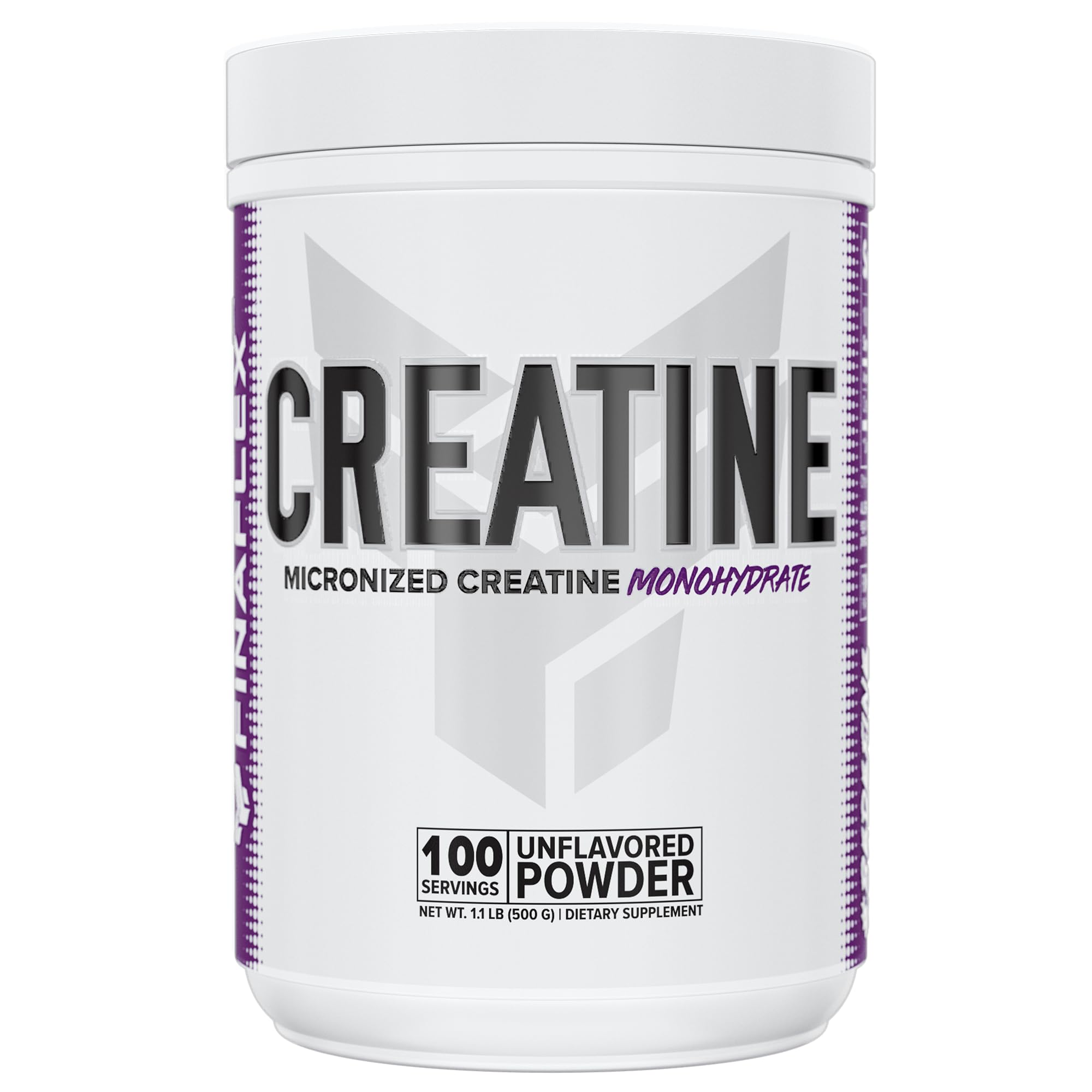 FINAFLEX Pure Creatine bottle front with NSF label for clean performance