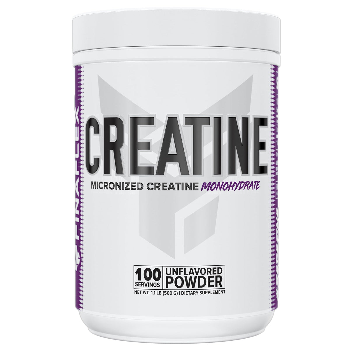 FINAFLEX Pure Creatine bottle front with NSF label for clean performance