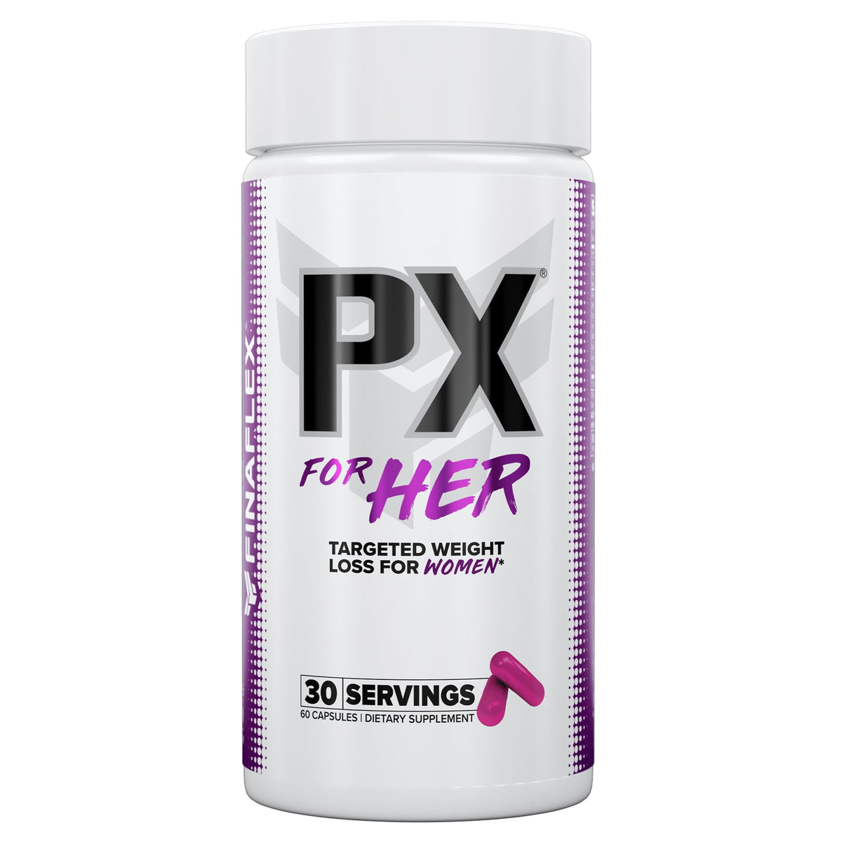 FINAFLEX PX for HER bottle front showing sleek energy support design