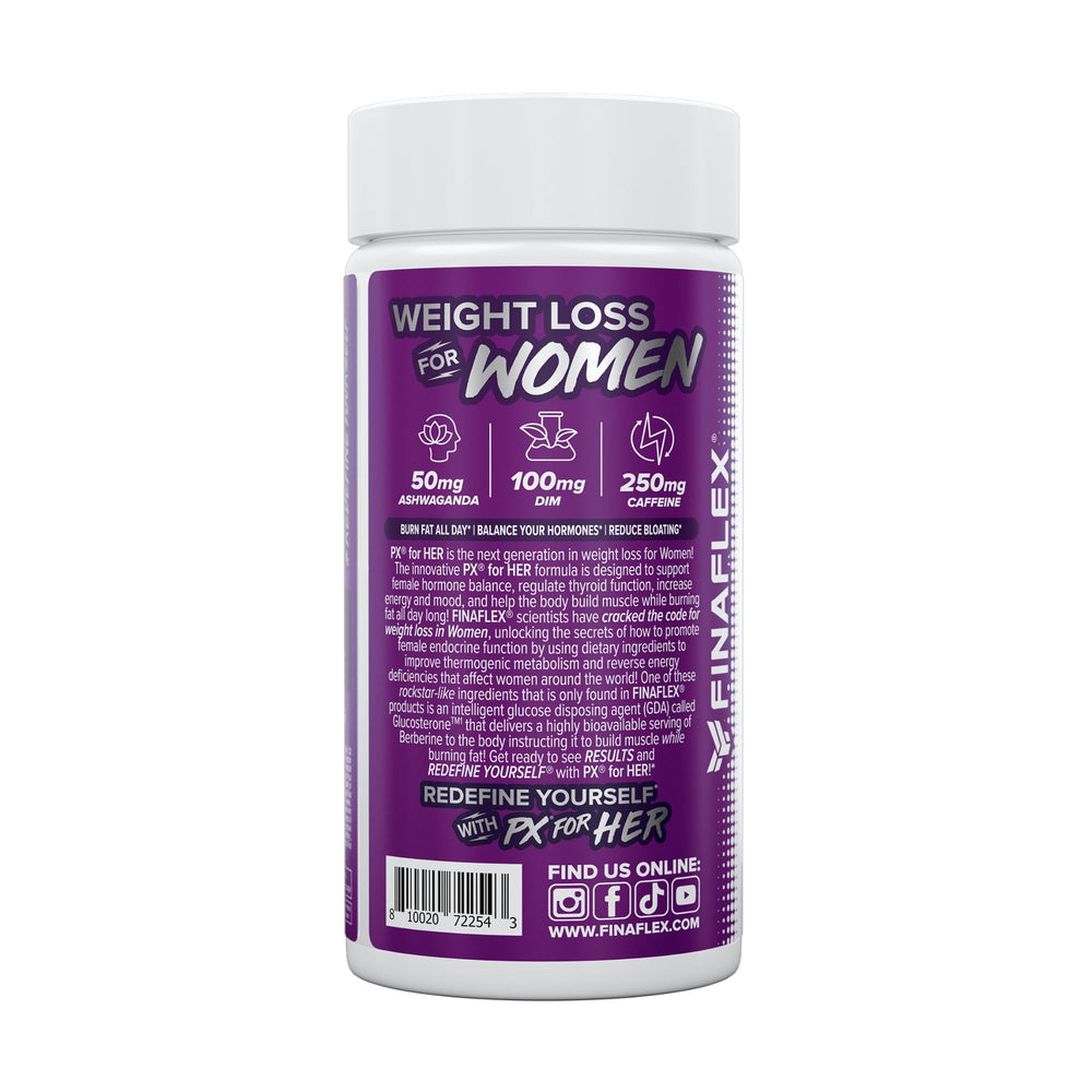 FINAFLEX PX for HER in-use shot near workout gear for endurance
