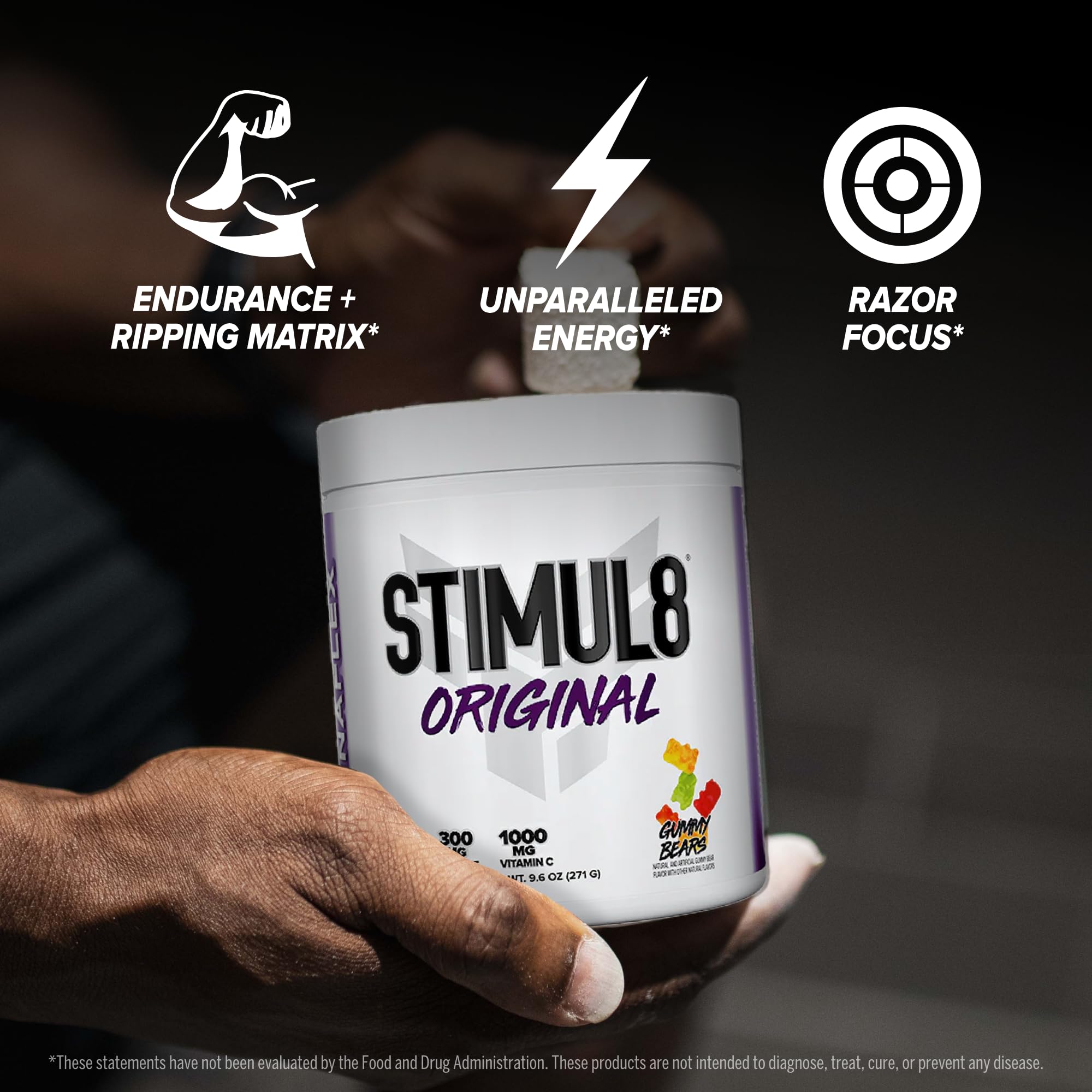 FINAFLEX STIMUL8 scoop measuring for precise mixing.