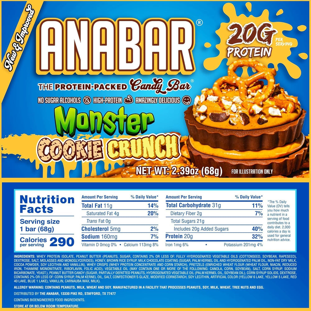 Final Boss Anabar bar 20g protein for a quick on the go protein boost.