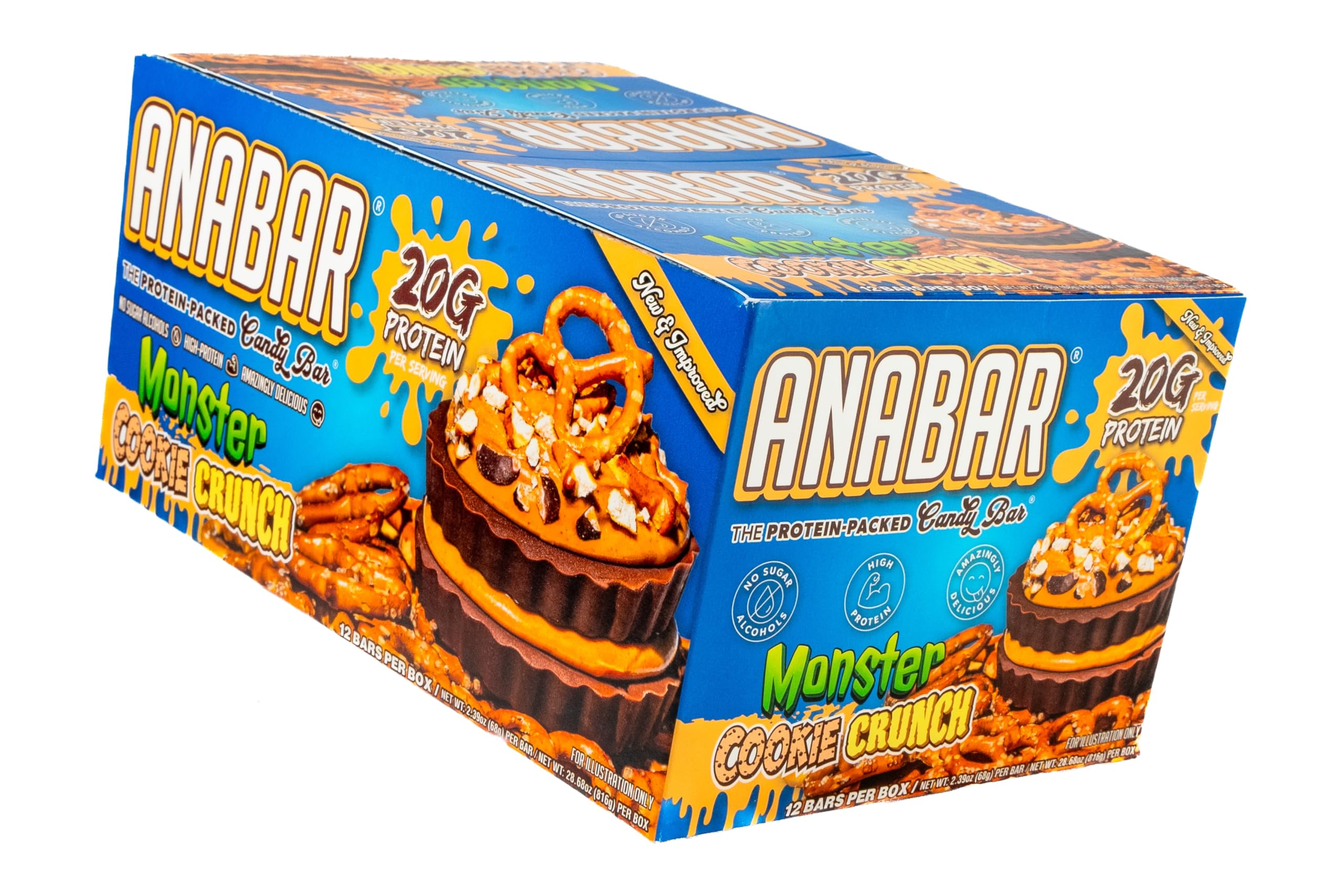 Final Boss Anabar bar offers a candy bar vibe with protein backed functionality.