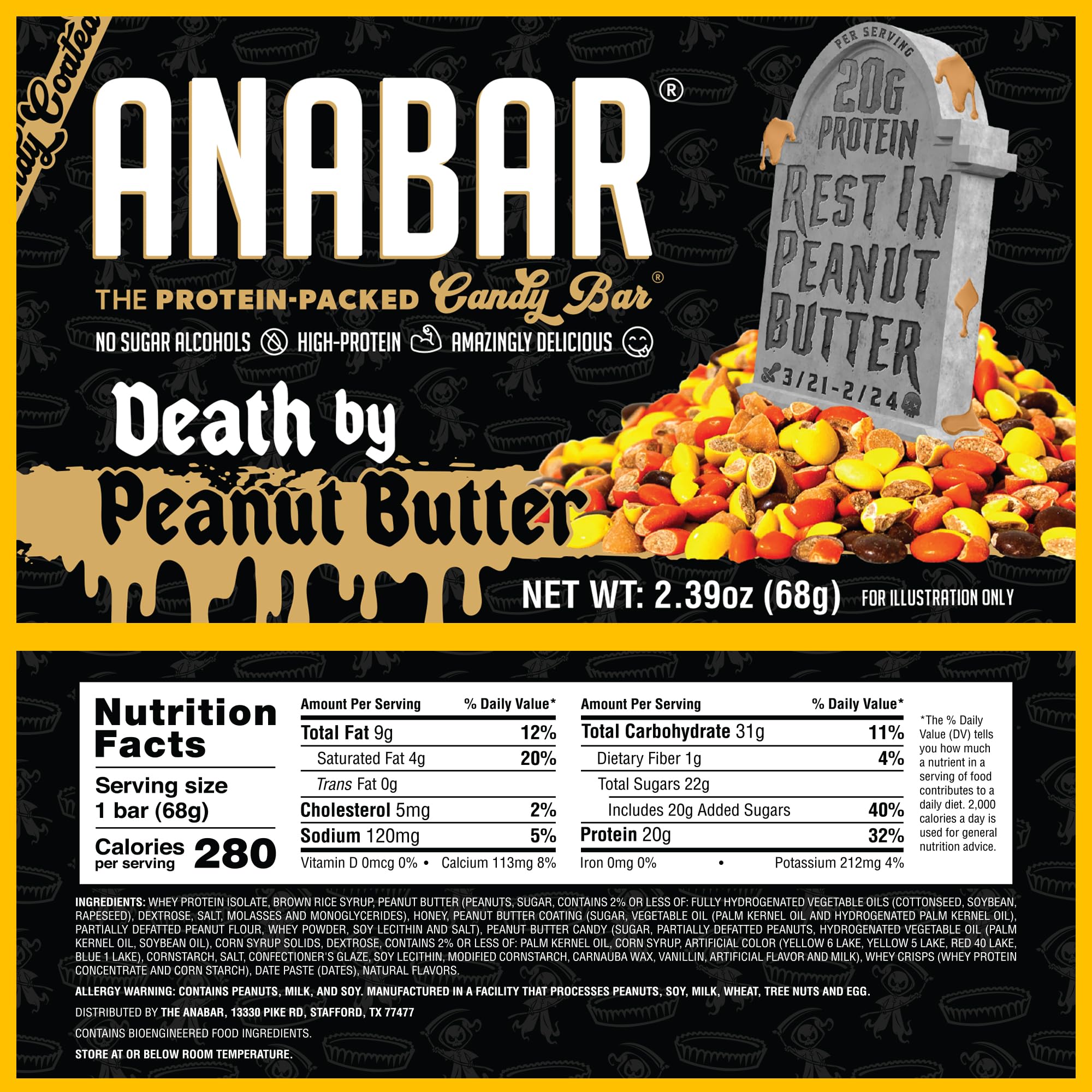 Final Boss Anabar chocolate-coated bar close-up, authentic flavor.