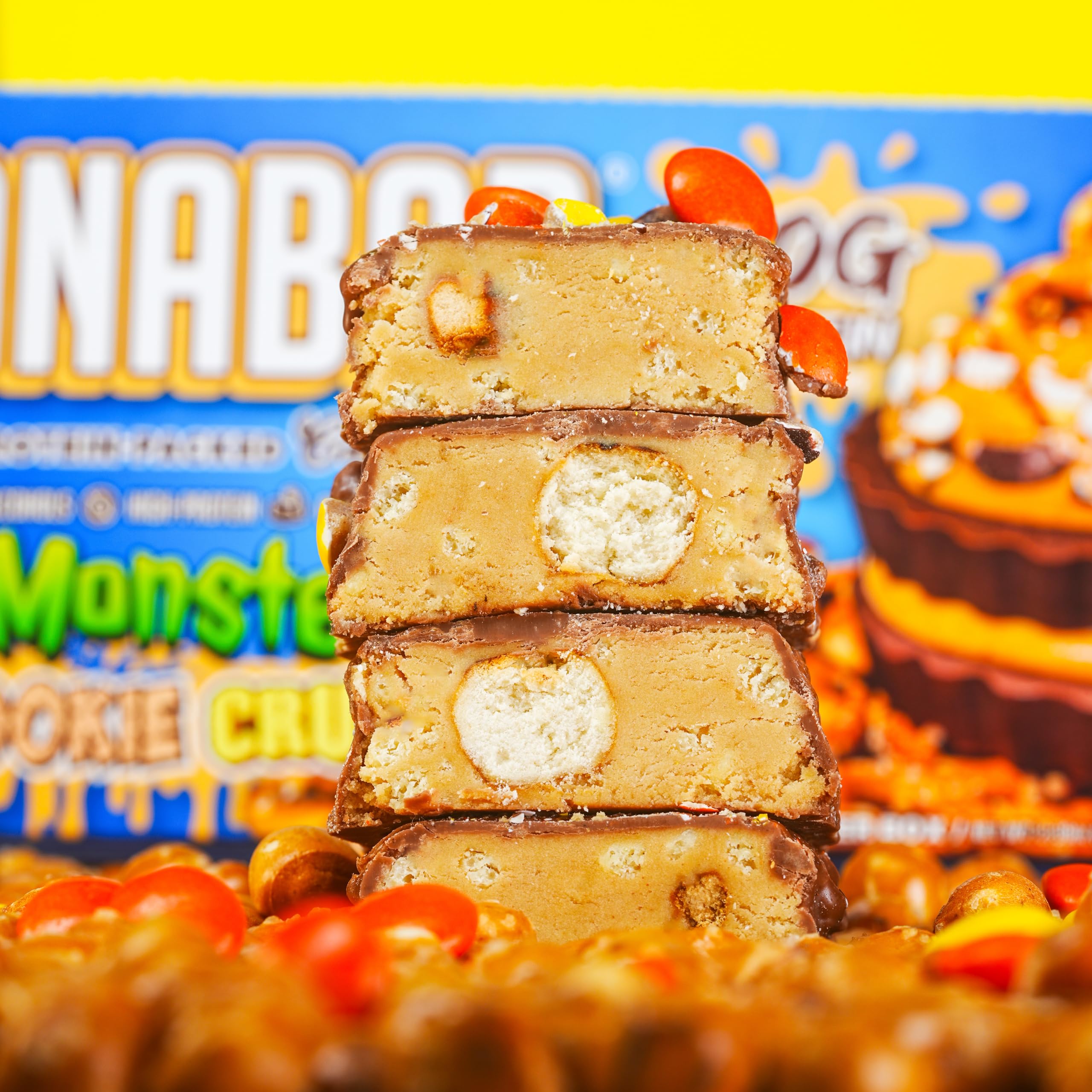 Final Boss Anabar bar features real honey for natural sweetness.