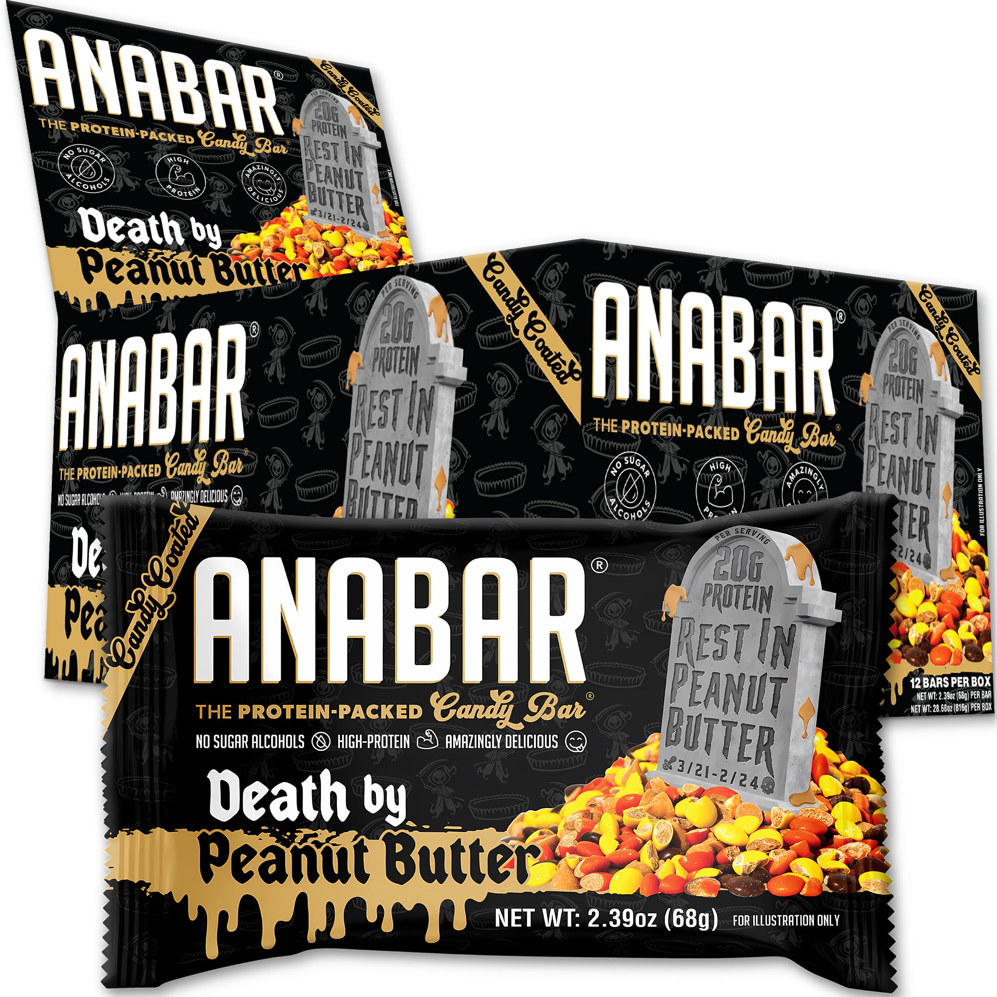Final Boss Anabar box display, ideal for on-the-go protein.