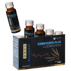 Fine Japan Cordyceps Plus bottle with macadamia infusion for easy daily use.
