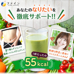 FINE JAPAN Green Morning Smoothie shaker prep demonstrates easy daily mixing