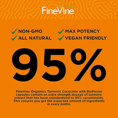 FineVine Organics BioPerine black pepper extract highlights absorption support