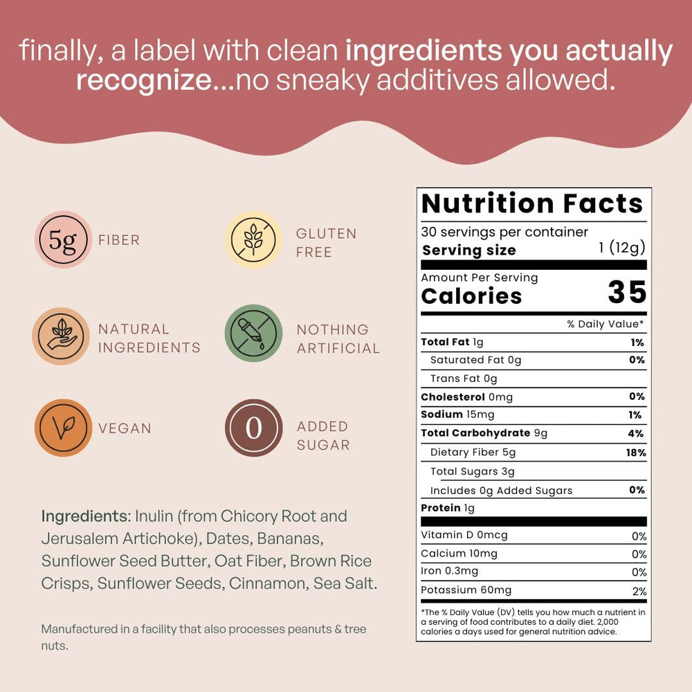 Fiome Fiber Bites 30-servings pack highlights value and convenience.