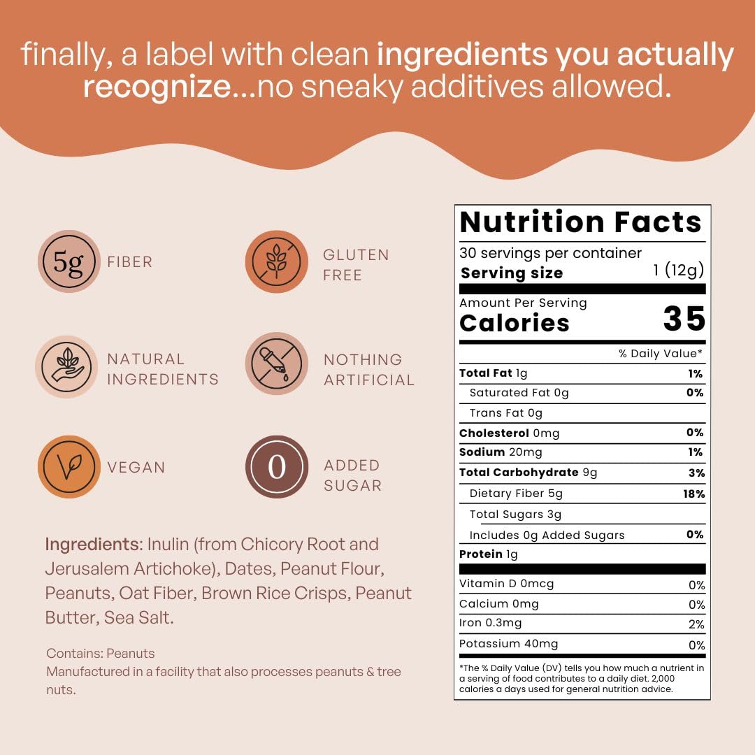 Fiome Fiber Bites recloseable pouch signals a 30-serving supply.