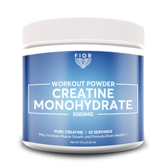 FIOR Pure Creatine Monohydrate powder bottle for muscle support