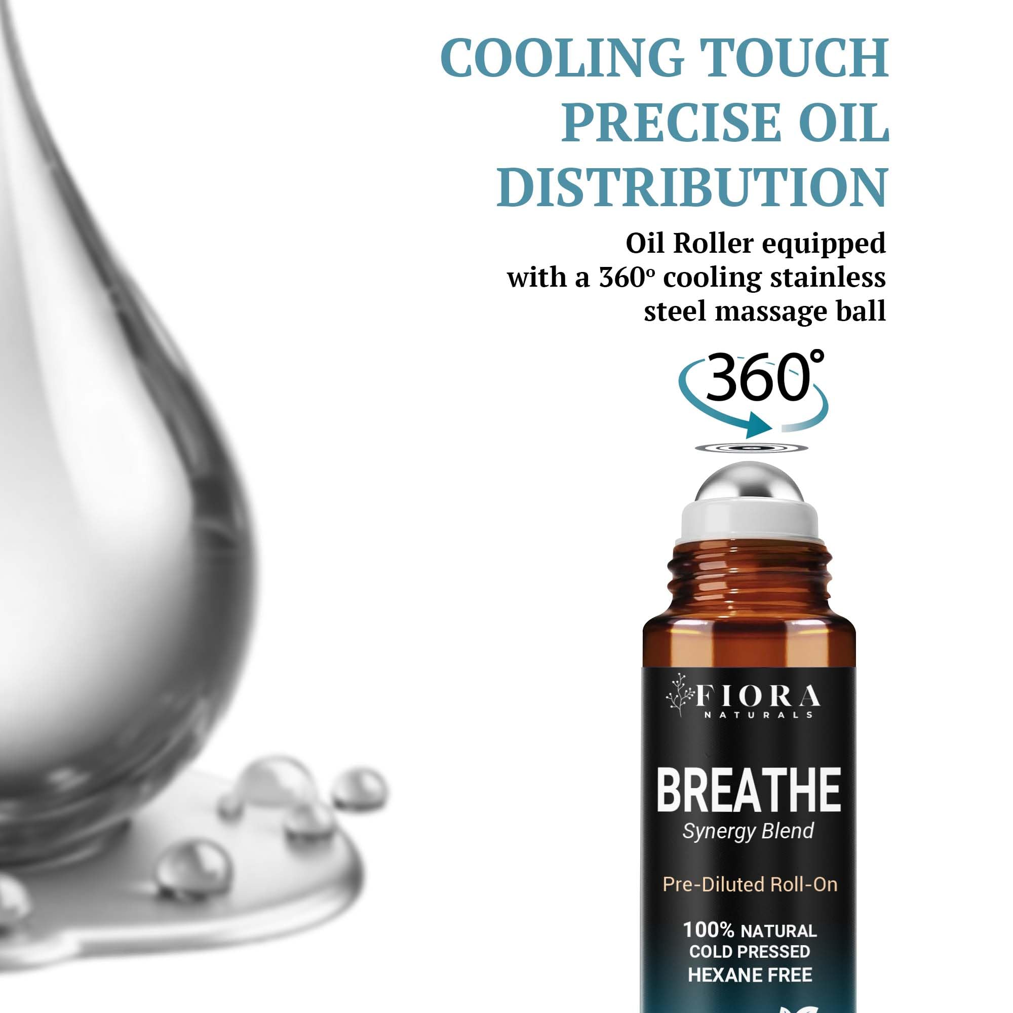 Fiora Naturals Breathe desk setup shows refreshing aroma at work