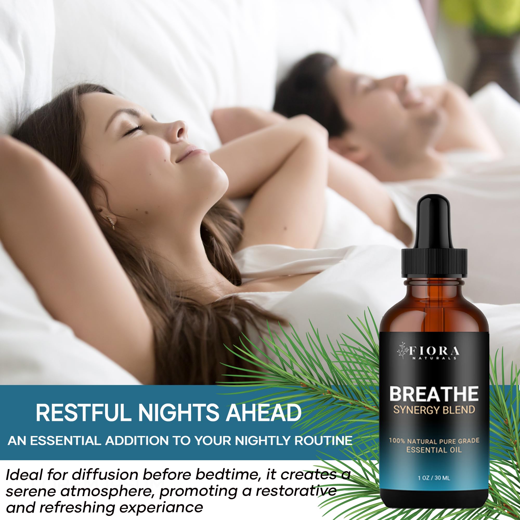 Fiora Naturals Breathe ingredients list highlights seven essential oils.