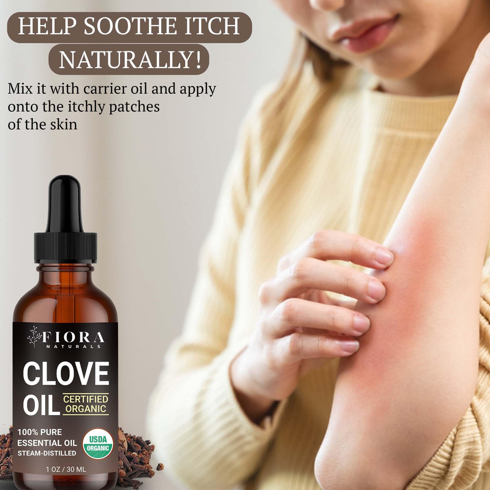 Diluting Fiora Naturals clove oil for oral care routine