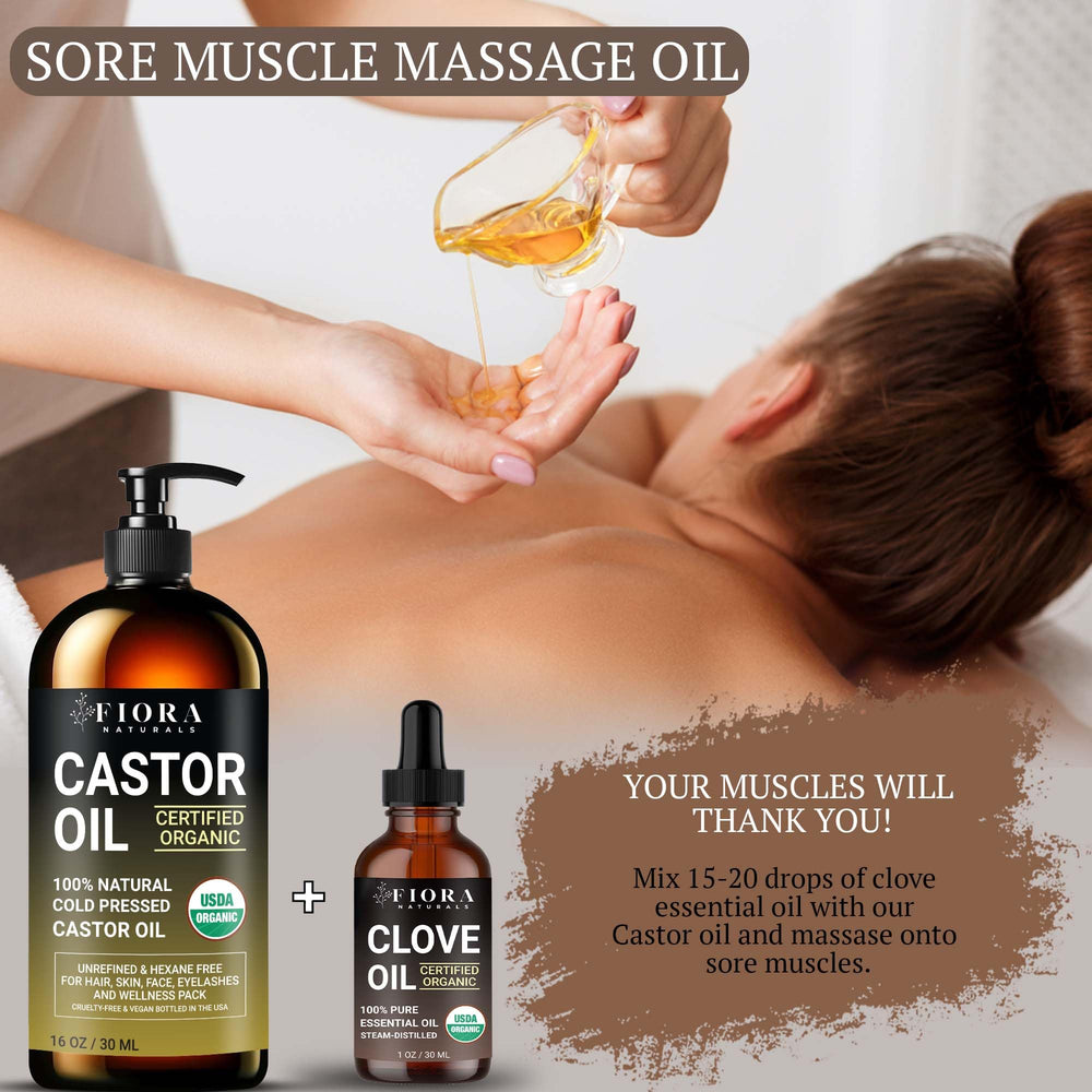 Fiora Naturals clove oil in skincare blend for fragrance notes