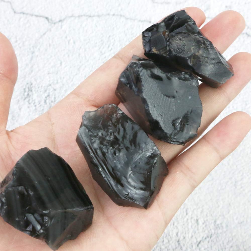 Fireboomoon obsidian stones suitable for wire wrapping and unique jewelry designs