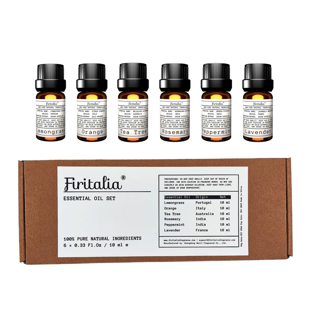 Firitalia peppermint bottle 10ml for refreshing aromatherapy and focus