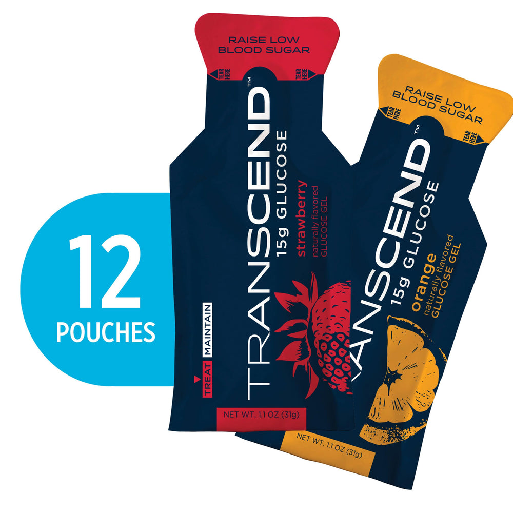 Orange flavor glucose gel in-use during activity for fast energy.