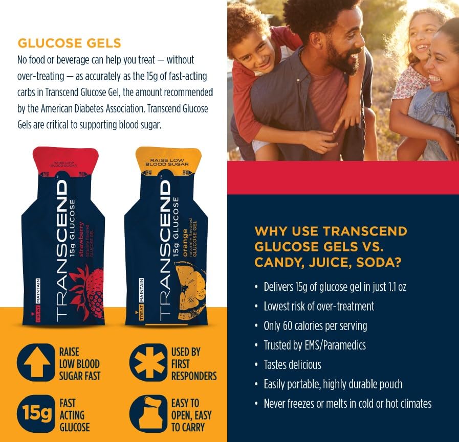 Strawberry Transcend gel close-up showing natural flavor and syrup-like texture.