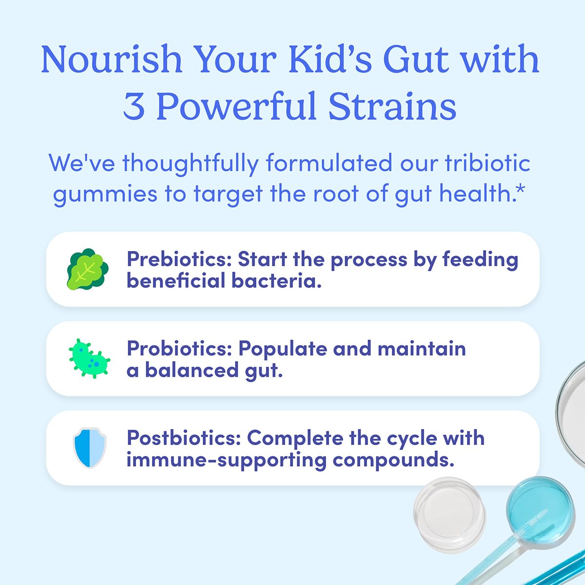 Kiwi flavor packaging communicates kid-friendly, allergy-aware choices.