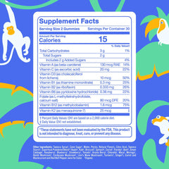 First Day multivitamin bottle closeup highlights kid vitamins.