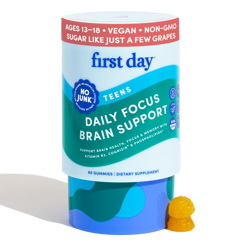 Packaging shows 60 gummies for a 30-day supply with nutrition facts