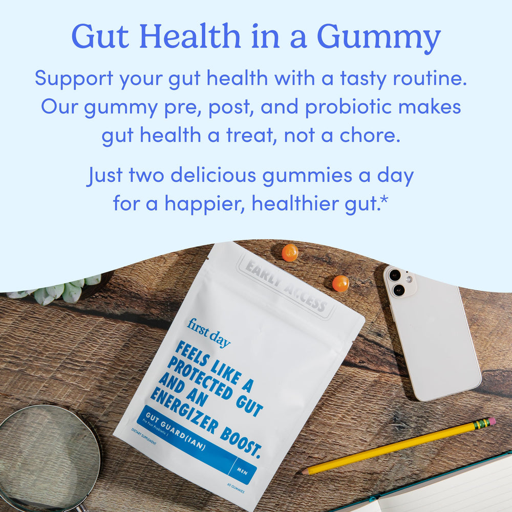 FIRST DAY vegan allergen-free label promotes safe daily use.